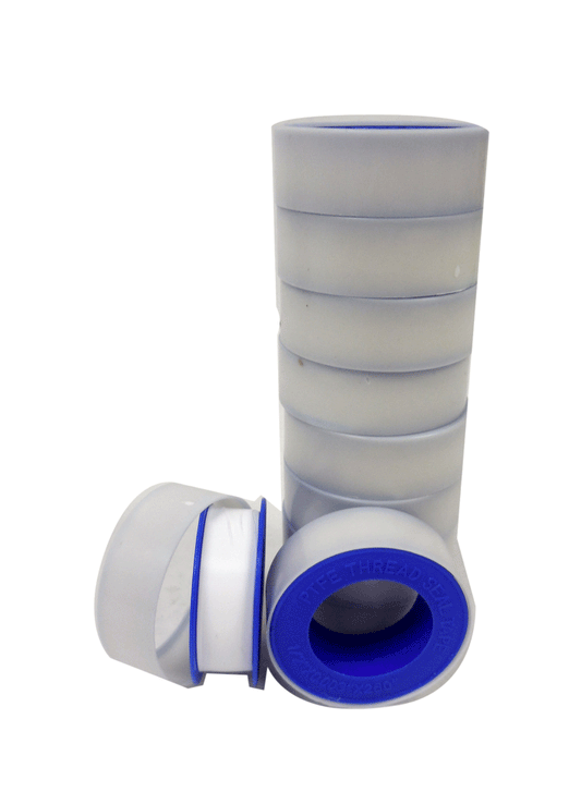 Set of 10 Rolls Teflon Thread Seal Tapes - Plumbing Plumber Plumbers Fitting Sealant Pipe Joint Tape (1/2”W x 520” L)