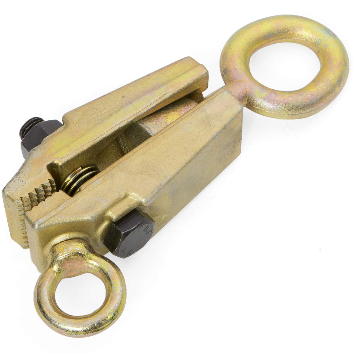 5 Ton Self Tightening Auto Body Pull Clamp (Small Mouth), 6" Height, 10" Width, 22" Length