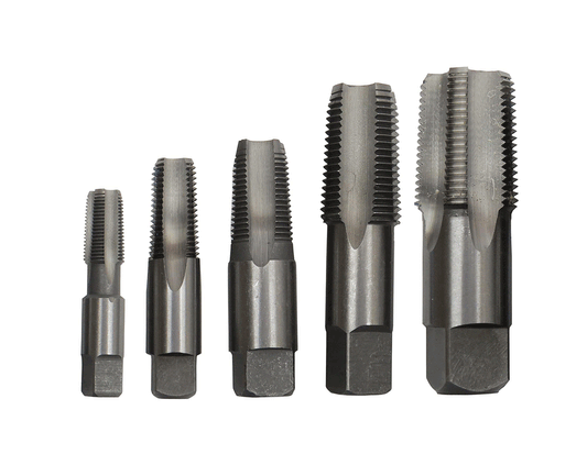 5PC NPT Right Hand Pipe Tap Set Sizes 1/8", 1/4", 3/8", 1/2" and ¾"